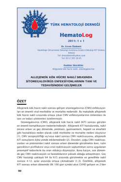 00 yeni.indd - T&uuml;rk Hematoloji Derneği