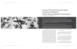 Avrupa Dekoratif Sanatlarındaki Chinoiserie