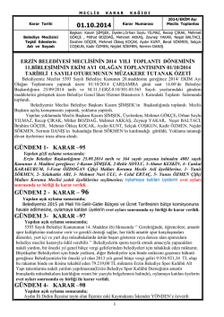 M E C L İ S      K A R A R      K A Ğ I D I