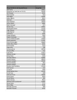 31.12.2013-31.12.2014 tarihleri arasında zaman aşımına uğrayacak