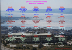 çanakkale onsekġz mart ünġversġtesġ ağustos –2014 yemek menüsü