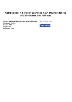 Composition: A Series of Exercises in Art Structure for the Use of
