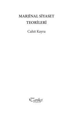 MARJİNAL SİYASET TEORİLERİ