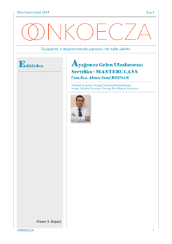 dosyayı indir - Onkoloji Eczacıları Derneği