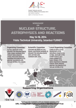 nuclear structure, astrophysıcs and reactıons - Indico