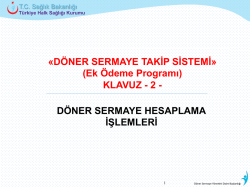 Ek &Ouml;deme Programı - T&uuml;rkiye Halk Sağlığı Kurumu