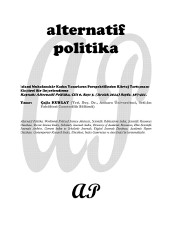 alternatif politika