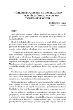 G&Uuml;LENSOY, Hatice-T&Uuml;RK DESTAN, EFSANE VE