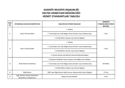 destek hizmetleri m&uuml;d&uuml;rl&uuml;ğ&uuml;