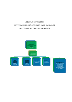 adıyaman &uuml;niversitesi k&uuml;t&uuml;phane ve dok&uuml;mantasyon daire