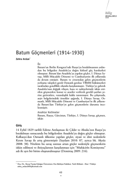 Batum G&ouml;&ccedil;menleri (1914