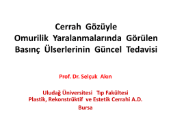 Diğer yara &ouml;rt&uuml;leri - Geleneksel 13. FTR Uludağ Sempozyumu