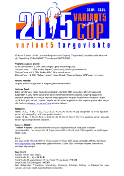 Variant 5 Cup 2015