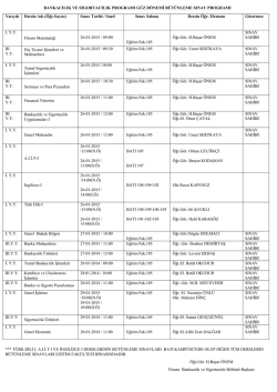 Bankacılık Sigortacılık