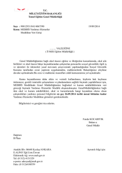 Atat&uuml;rk Blv. 06648 Kızılay/ANKARA Ayrıntılı bilgi i&ccedil;in: E.ALPAY Eğt