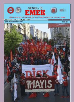 Emek Gazetesi 126. Sayı