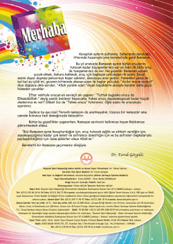 &Ccedil;ocuk Dergisi - Diyanet İşleri Başkanlığı