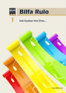 bilfa rulo broş&uuml;r&uuml;