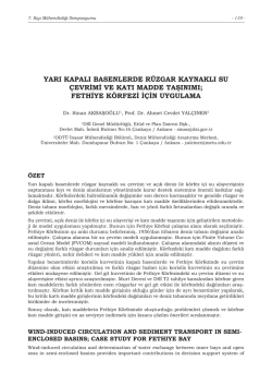 fethiye k&ouml;rfezi i&ccedil;in uygulama