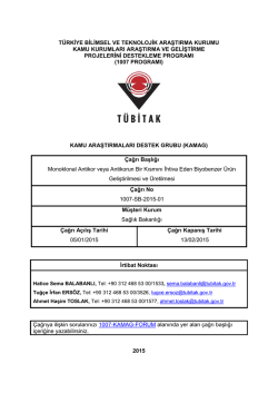 Monoklonal Antikor veya Antikorun Bir Kısmını İhtiva Eden