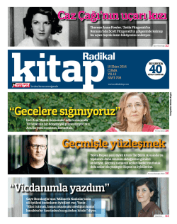10 Ekim 2014 - Radikal Kitap