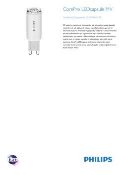 Product Leaflet: 2.5-25 W G9 /827