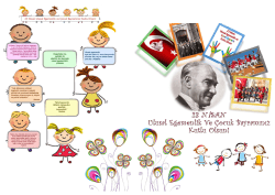 2014 Yılı 23 Nisan Ulusal Egemenlik ve &Ccedil;ocuk Bayramı Kutlama