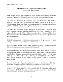 Kararlar - comcec