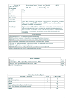 Coğrafi Bilgi Sistemleri Ders i&ccedil;eriği..