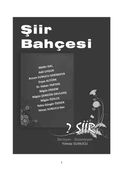 Şiir Bah&ccedil;esi - Yılmaz Sunucu