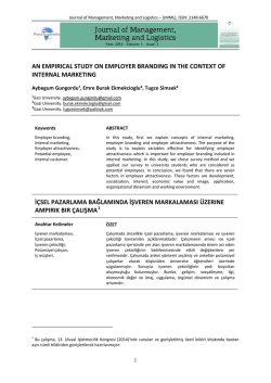 an empırıcal study on employer brandıng ın the context