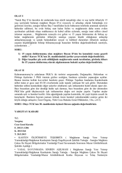 Ceza Hukuku Genel H&uuml;k&uuml;mler II 17.03.2014 Tarihli Pratik Dersi