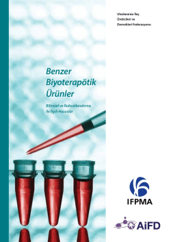 Benzer Biyoterap&ouml;tik &Uuml;r&uuml;nler
