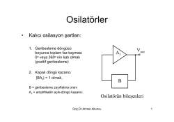 Osilat&ouml;rler