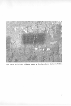 Prof. Cemal Arif Alag&ouml;z, eşi Zehra hanım ve Ord. Prof. Besim Darkot