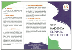 Grip Hakkında Bilinmesi Gerekenler