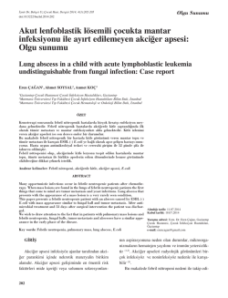 Olgu sunumu - JournalAgent