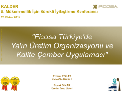 Ficosa Otomotiv sunum