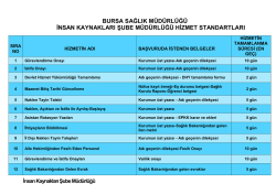 İnsan Kaynakları Şube M&uuml;d&uuml;rl&uuml;ğ&uuml;