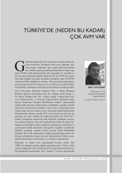 buraya - İktisat ve Toplum Dergisi