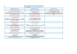 &ouml;zel pev okulları ortaokul et&uuml;t programı 27-31 ekim 2014