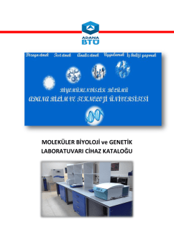MOLEKÜLER BİYOLOJİ ve GENETİK LABORATUVARI