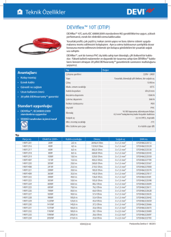 DEVIflex 10T ISITMA KABLOSU
