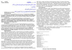 04.04.2014 - doğruluk ve sadaka