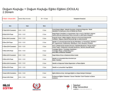 Doğum Ko&ccedil;luğu + Doğum Ko&ccedil;luğu Eğitici Eğitimi