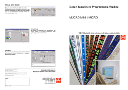 m&uuml;cad mını / mıcro