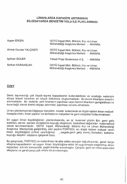 Ayşen ERGİN, Ahmet Cevdet, YALÇINER, Işıkhan GÜLER, Serhan