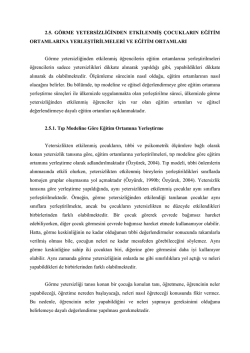 kaynaştırma eğitim ortamları PDF