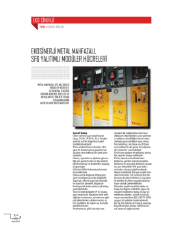 ekosinerji metal mahfazalı, sf6 yalıtımlı mod&uuml;ler