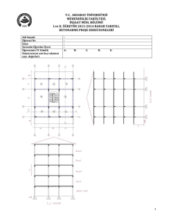 T.C. AKSARAY &Uuml;NİVERSİTESİ M&Uuml;HENDİSLİK FAK&Uuml;LTESİ, İNŞAAT